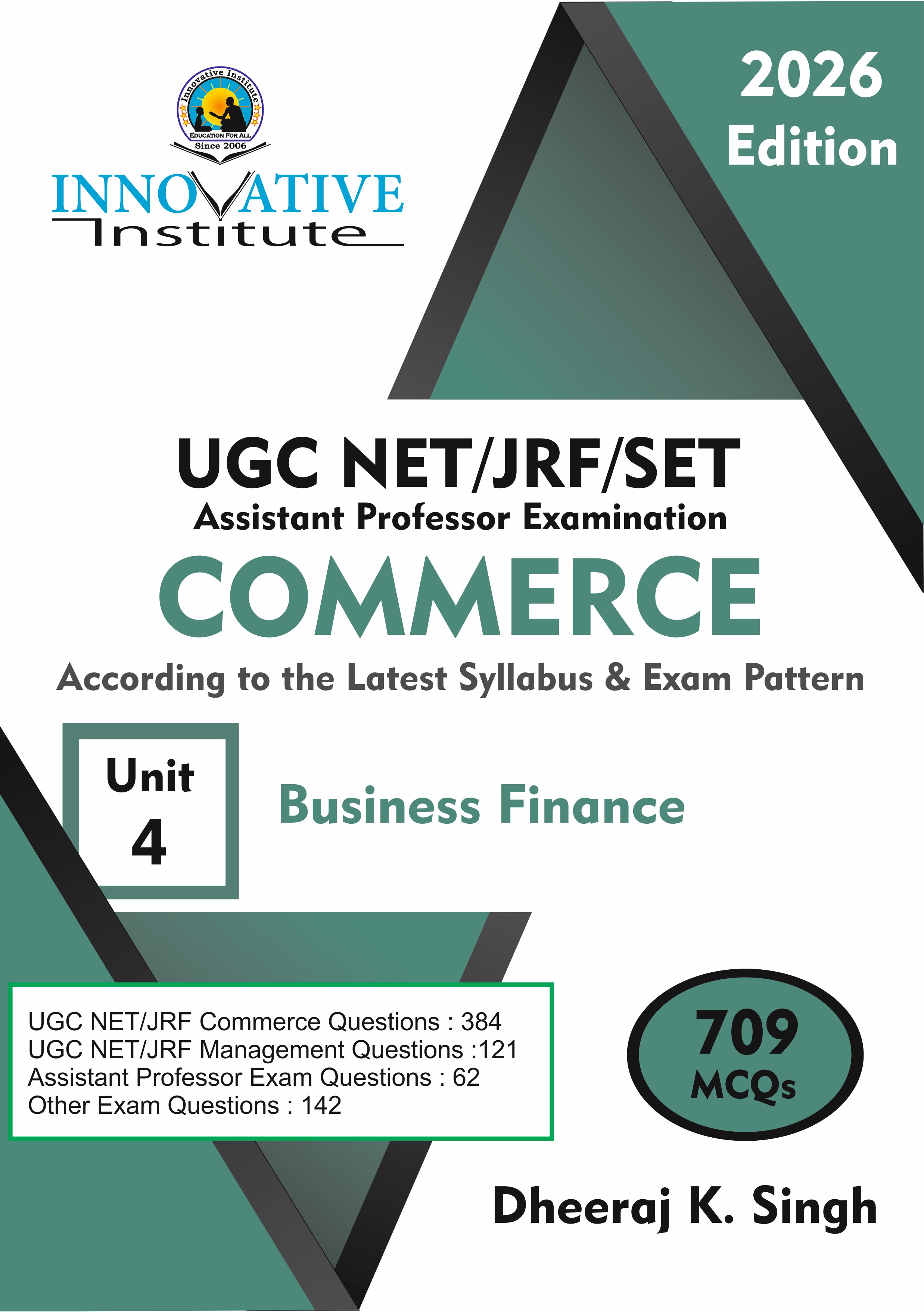 UGC NET JRF Commerce Books - Unit 4: Business Finance