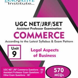 UGC NET JRF Commerce Books - Unit 9: Legal Aspects of Business