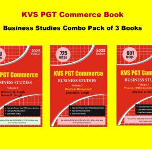KVS PGT Commerce Business Studies Volume 1, 2 and 3