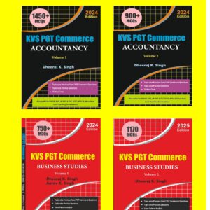 KVS  PGT Commerce Books - As New Revised Syllabus -2022