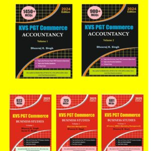 KVS  PGT Commerce Books by Dheeraj K. Singh