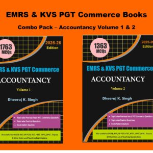 EMRS PGT Commerce Books - Accountancy Volume 1 & 2