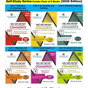 UGC NET JRF Commerce Books - Self Study Series By Dheeraj K. Singh