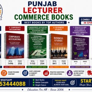 Punjab Lecturer Commerce Books