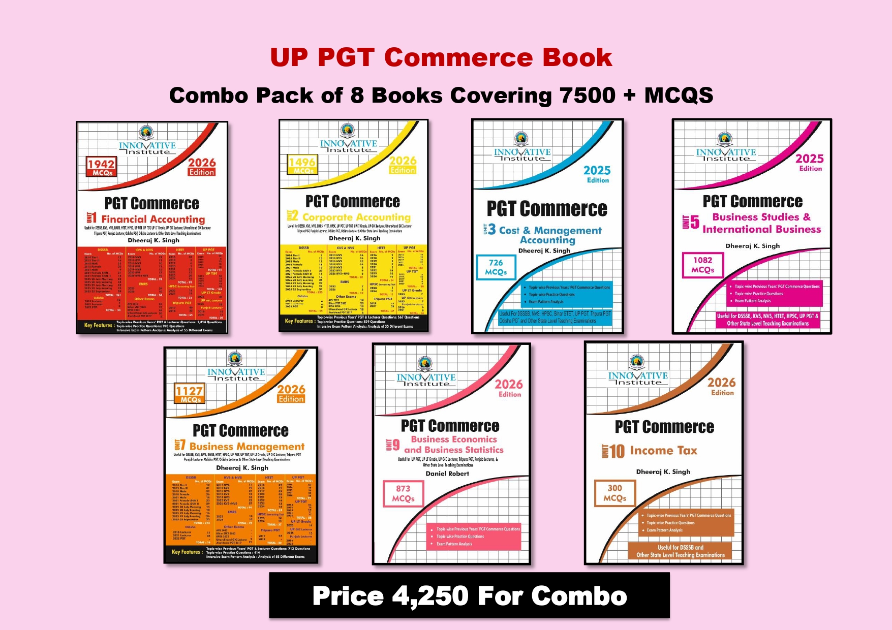 UP PGT Commerce Books